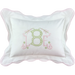 Pink Micropipe Scallop Boudoir Pillow