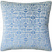 Labyrinth Velvet Blue Pillow