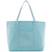 Lake Blue Coated Canvas Maxi Tote