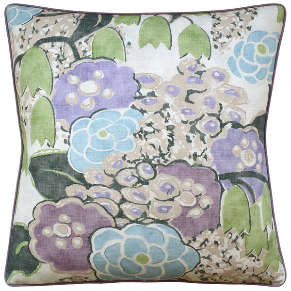 Laura Lavender/Green Pillow