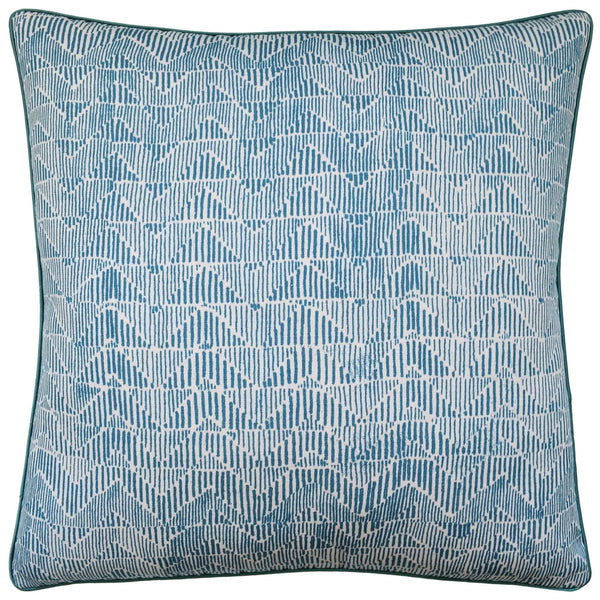 Les Cigales Teal Pillow