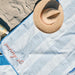 Weezie Beach Towel Light Blue Stripe