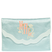 Quilted Blue Silk Lingerie Envelope