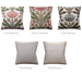 Lotus Cranberry Pillow
