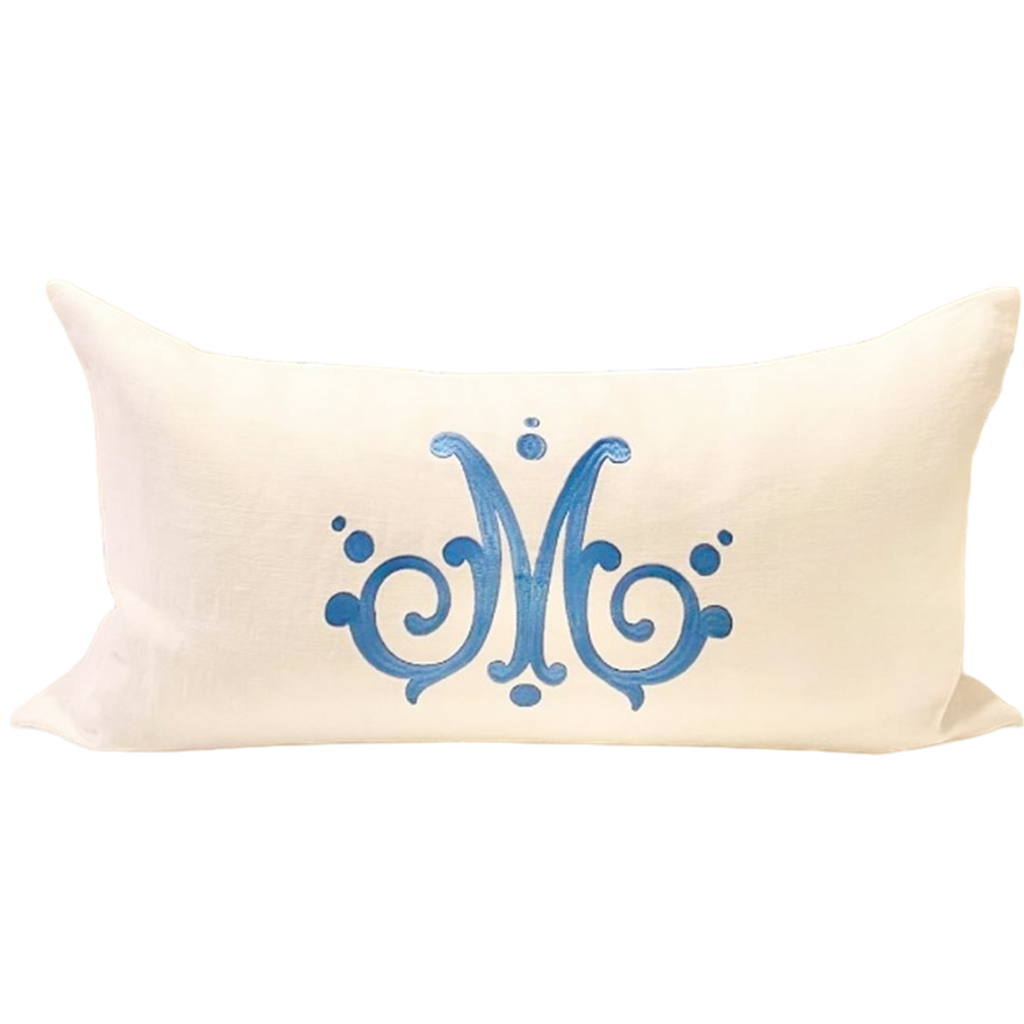 White Lumbar Pillow