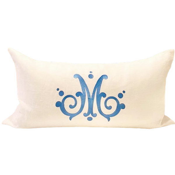 White Lumbar Pillow