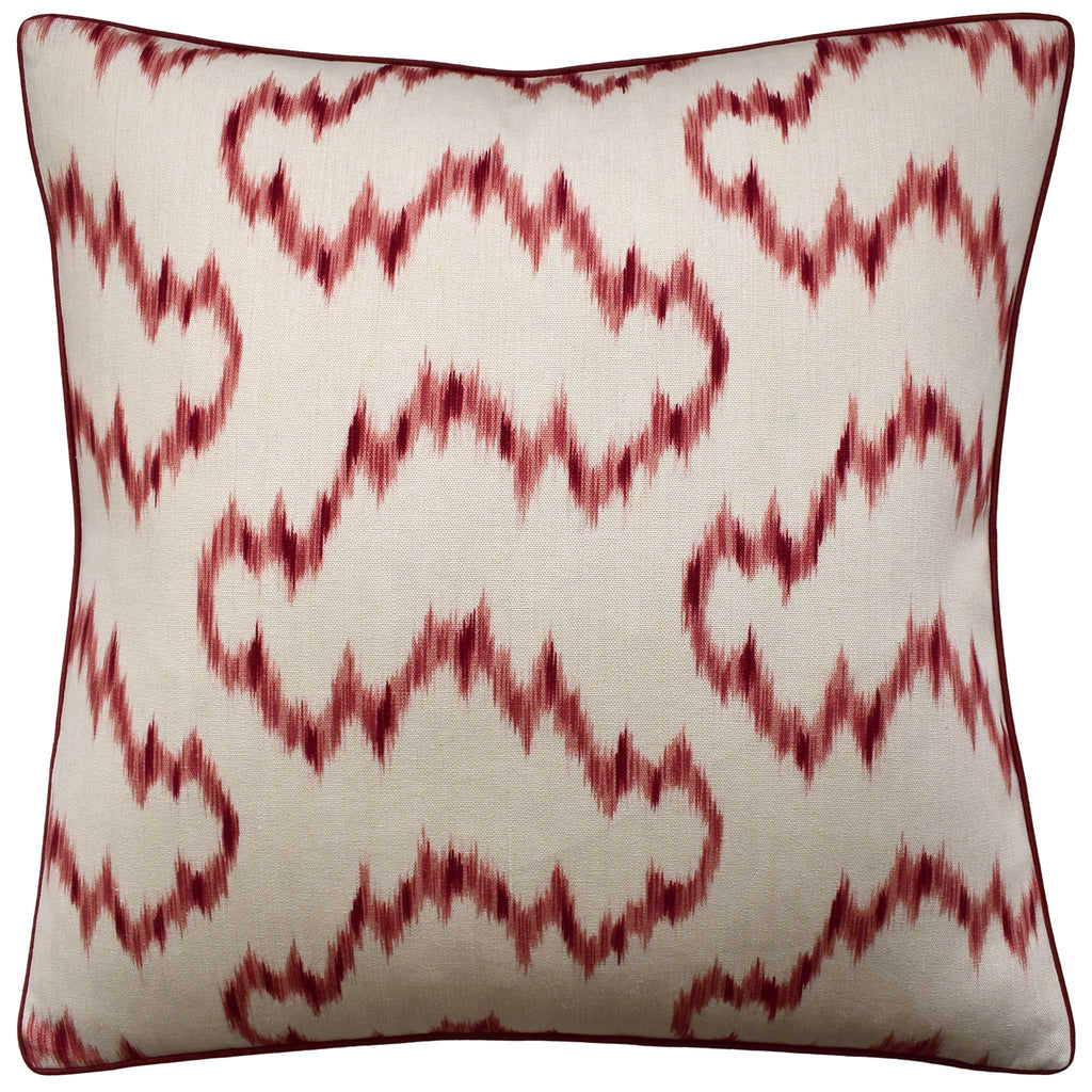 Mallorcan Ikat Berry Pillow