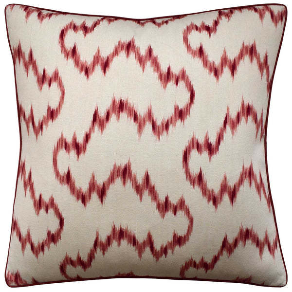 Mallorcan Ikat Berry Pillow
