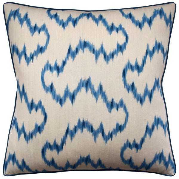 Mallorcan Ikat Delft Pillow