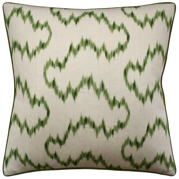 Mallorcan Ikat Leaf Pillow