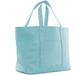 Lake Blue Coated Canvas Maxi Tote