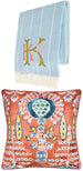 Sky Blue Fuji Stripe Throw