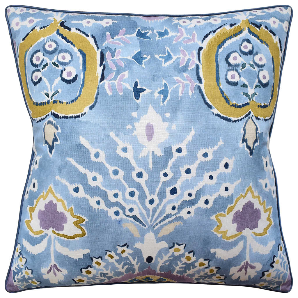 Mendoza Suzani French Blue/Lavender Pillow