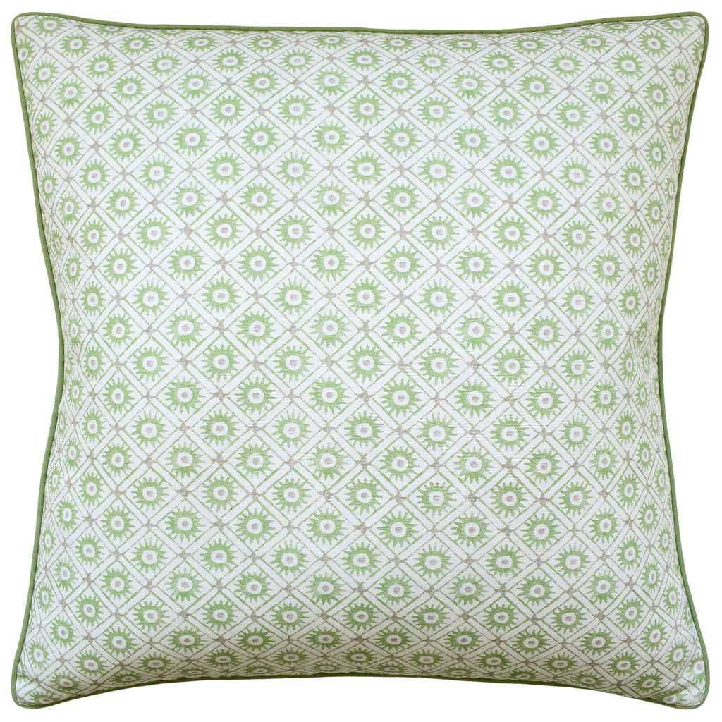 Mini Sun Green Pillow