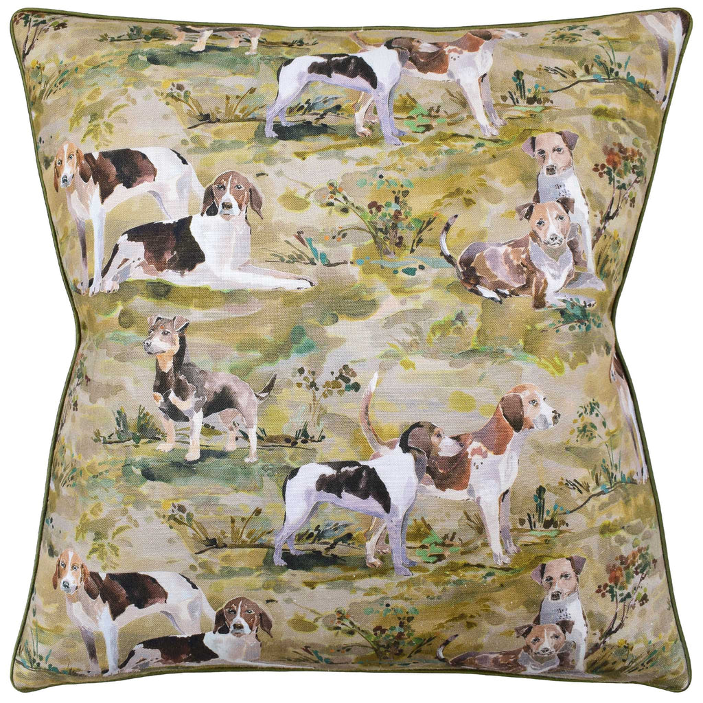 Mulberry Hounds Pillow