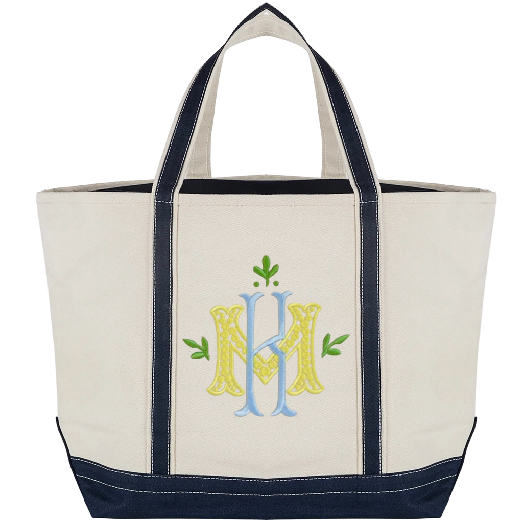 Navy Boat Tote