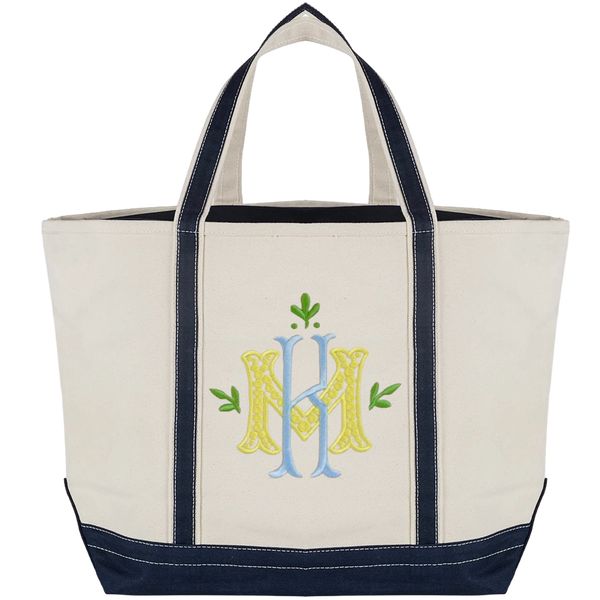 Navy Boat Tote