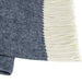 Navy Italian Herringbone Throw