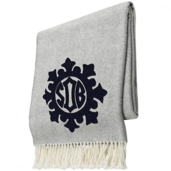 Pebble Italian Herringbone Throw
