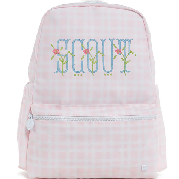 Pink Plaid Pimlico Backpack