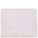 Pimlico Plaid Pink Coated Zip Pouch