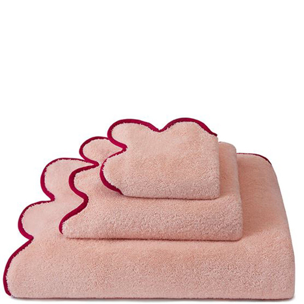 Peach and Cherry Chairish Towels