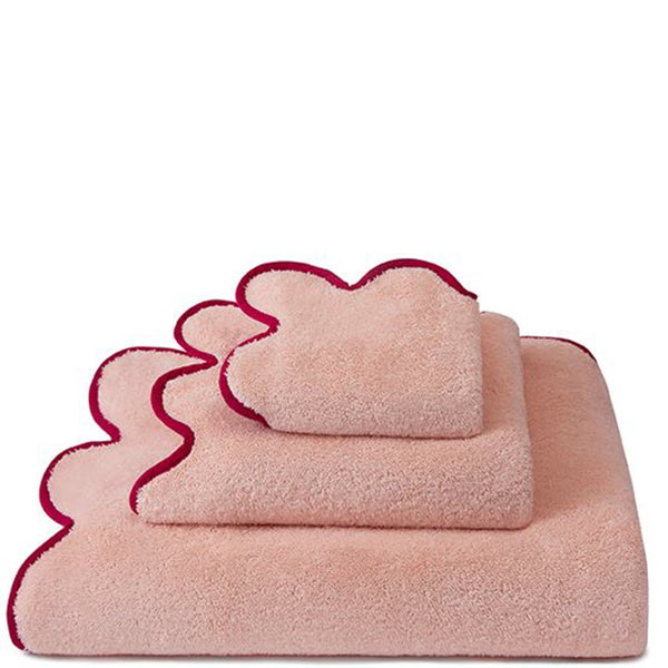 Peach and Cherry Chairish Towels