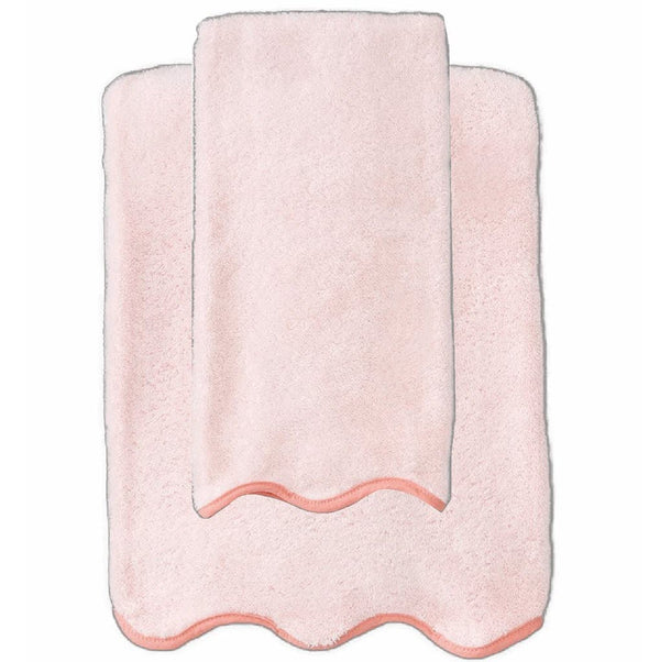 Weezie Pink Scallop Towels