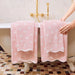 Weezie Tossed Pink Heart Towels