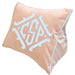 Pink / Baby Blue Pique Wedge Pillow