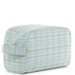 Stow It Green and Blue Plaid Dopp Kit