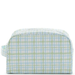 Stow It Green and Blue Plaid Dopp Kit