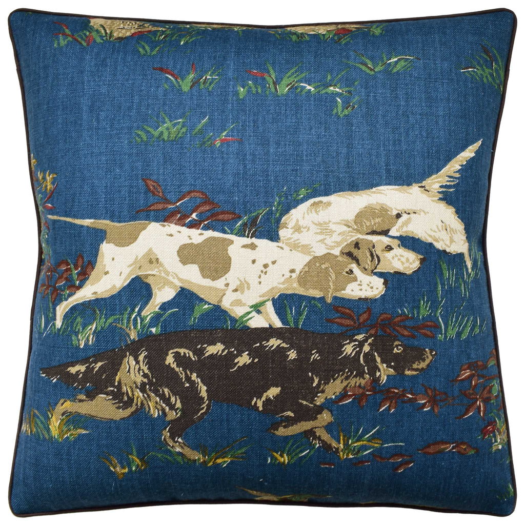 Pointers Indigo Pillow
