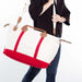 Red Weekender Dufflel