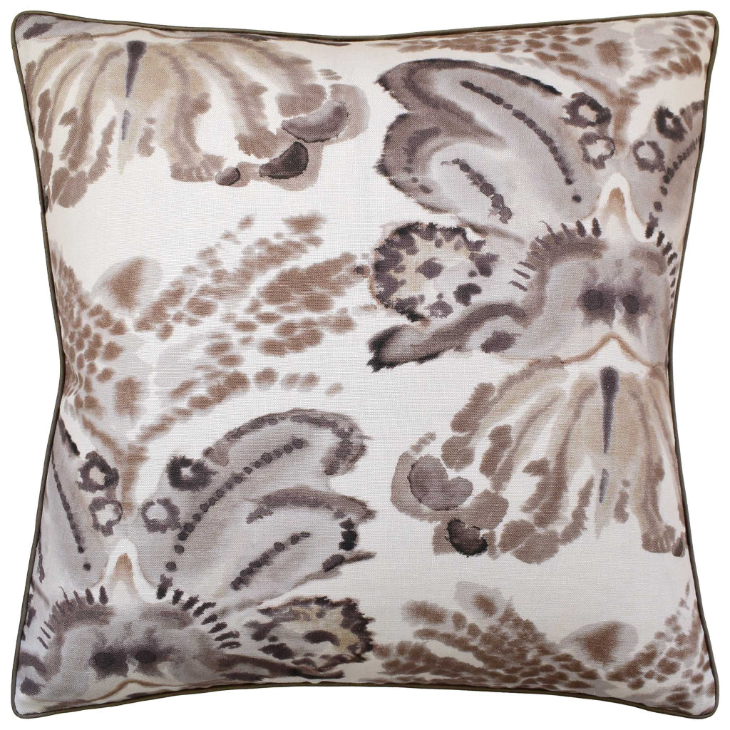 Rorschach Natural Pillow
