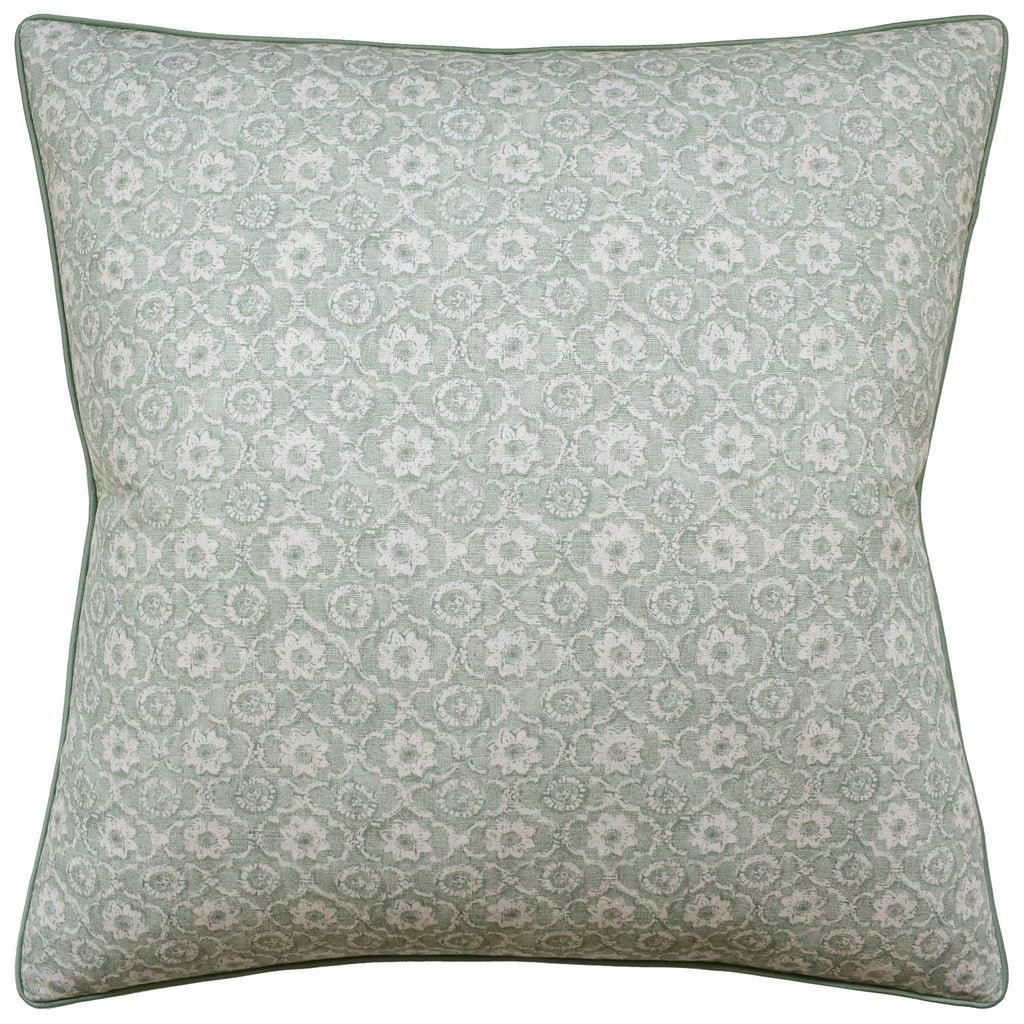 Holly Trellis Sage Pillow