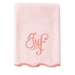 Weezie Coral on Ballet Pink Towels