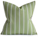 Seaside Stripe Kiwi Pillow