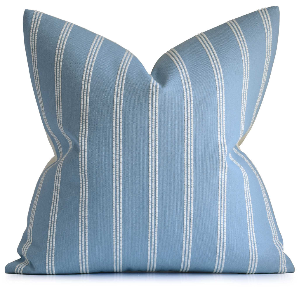 Seaside Stripe Sky Pillow