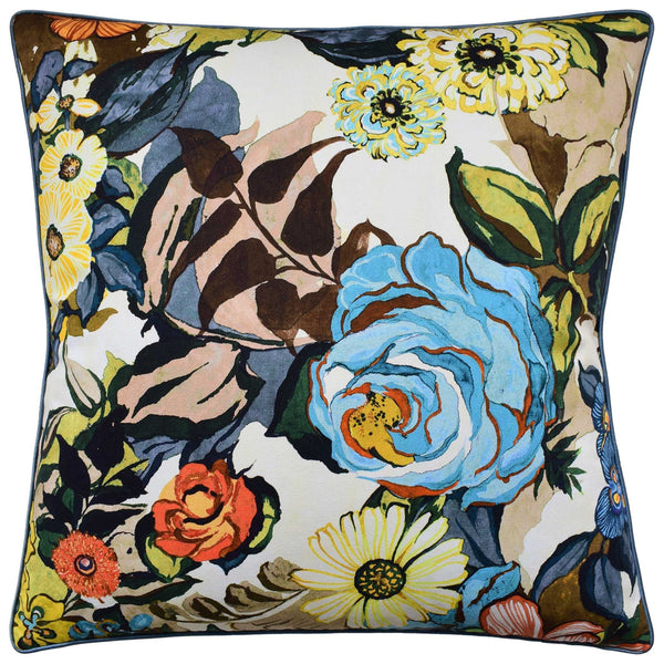 Secret Garden Azure Pillow