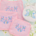 Pink Seersucker Stacking Set