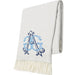 Silver Italian Herringbone Throw