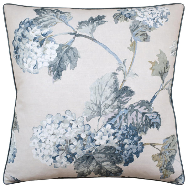 Sussex Hydrangea Slate/Linen Pillow