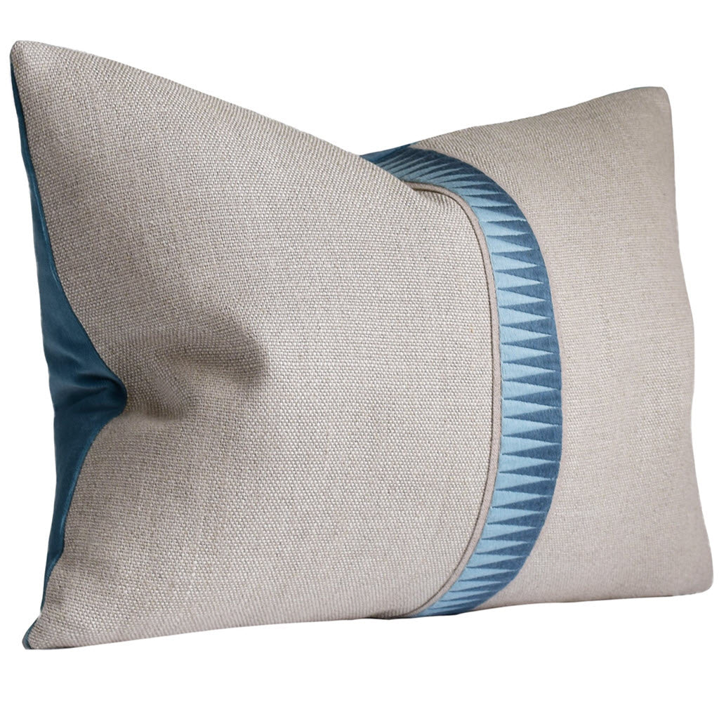 Giorgio Linen Bravado Slate Pillow