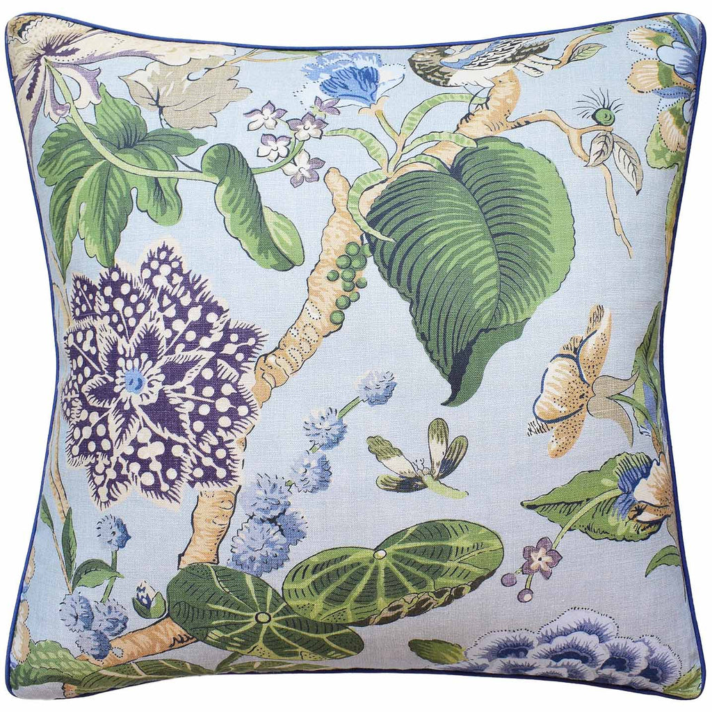 Hill Garden Spa Blue Pillow