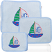 Light Blue Seersucker Stacking Set
