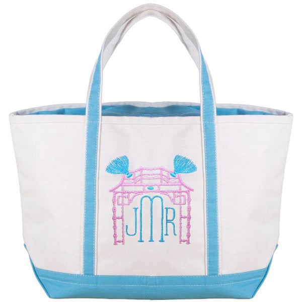 Blue Surf Boat Tote