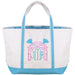 Blue Surf Boat Tote
