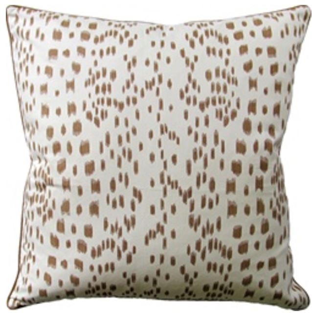 Les Touches Tan Pillow