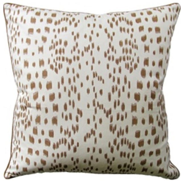Les Touches Tan Pillow